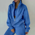 Tracksuit Set Stylish Autumn And Winter Comfortable Warm Two-piece Sets Suit Women Casual Streetwear Sportswear
