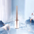 Smart Air Purifier Tower Fan with Cooling Mode - Low Noise Floor Standing AC Bladeless Fan for Whole Room Circulation