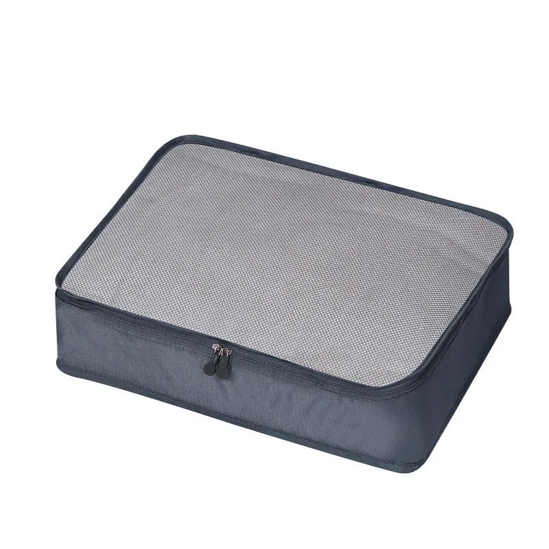 1/6pcsTravel Storage Bag Set for Clothes Tidy Organizer Wardrobe Suitcase Pouch Travel Organizer Bag Case Shoes Packing Cube Bag