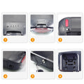 EVRYjourney  FATTIRE 500W RearRack Ebike Battery 48V 10.4Ah 12Ah 14Ah with Taillight Charger & Safety Lock for Electric Bike