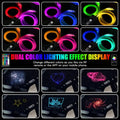 Car Starry Sky Light Fiber Optic Lights LED Auto Interior Decoration Accessories Car Roof Star Lights Ceiling Fiber Optic Light