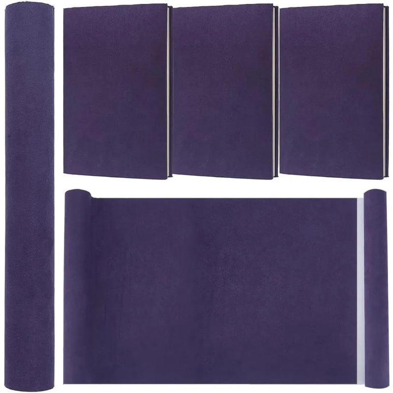51 x 11.8" Suede Book Cloth Indigo for Book Binding A4-A8 Fabric Surface Paper Backed Bookcover Book Album Scrapbooking Archival