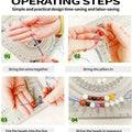 Beading Design Board Bracelet Necklace Organizer Tray Measuring Tool DIY Jewelry Making Accessory Supplies Artistry Bead Board