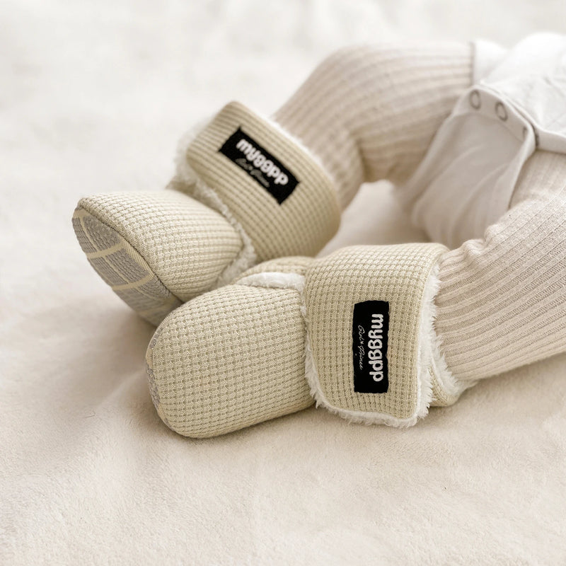 Newborn Infant Baby Girls Boys Warm Fleece Winter Booties - View 2 | SAMAG