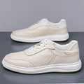 2026 New Men's Leather Shoes Casual Spring Autumn Fashionable Genuine Cowhide Slip-On Breathable Comfortable Anti-Slip Shoes