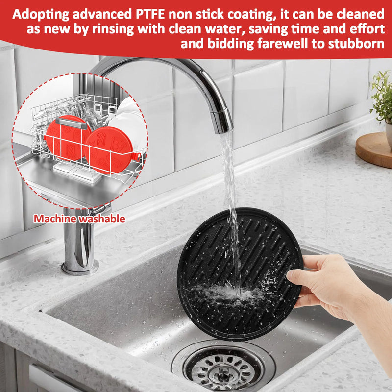 Microwave Sandwich Maker Microwave Grill Pan with Silicone Anti Scald Sleeve Microwaves Bacon Cooker Cookware Kitchen  Accessory