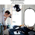 Selens 5 in 1 Collapsible Reflector Board Oval Portable Light Diffuser With Bag for Photo Studio Live Photography Kits 반사판