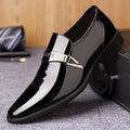 2026 New Men's Formal Dress Shoes, Formal Business High Gloss Slip on Loafers, Comfortable and Casual Men's Driving Boat Shoes