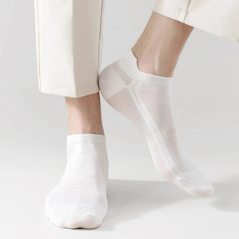 Pairs Men's Ankle Socks, Breathable Mesh Sports Casual | SAMAG