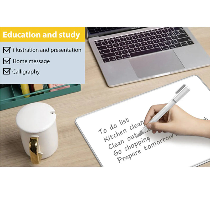 LCD Writing Tablet Eye  Aluminum Alloy Magnetic Drawing Pad for Student Workers Magnetic Drawing Board