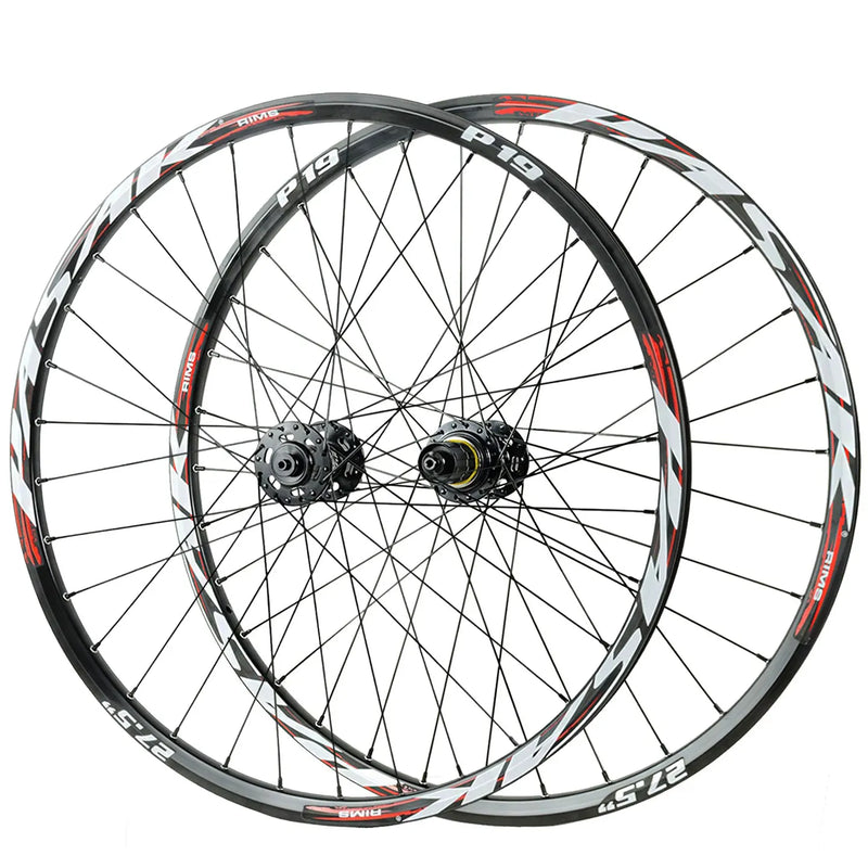 MTB bicycle wheels mountain bike wheel front2 rear4 bearing 26/27.5/29inch HG MS XD Six Hole Disc Brake QR100 135alloy hub thru