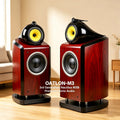 Latest  M3 Featured Third Generation Nautilus 3 Way 8-inch Hifi Bookshelf Monitoring Passive Box 30-150W 6ohms Home Cinema