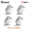 SONOFF SNZB 06P Zigbee Human Presence Sensor SNZB-06P Detector Motion Light Sensing Smart Home Automation Work with Alexa Google