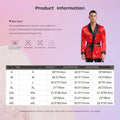 Mens Sleepwear Jacket Robe with Belt Pajamas Top Lapel Long Sleeve Side Pockets Satin Shirt Kimono Bathrobe Nightwear Loungewear