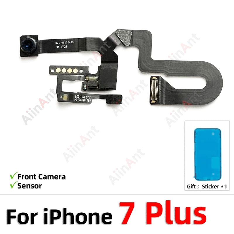 100% Test Top Small Proximity Ambient Light Sensor Front Camera Flex Cable For iPhone 11 Pro X Xr Xs Max 6 6s 7 8 Plus SE 2020