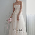 Sondr Customized Shiny Tulle Korean Evening Dresses - View 6 | SAMAG