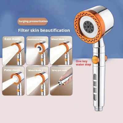 5 Spray ABS Portable Shower Head High Pressure Large Flow | SAMAG