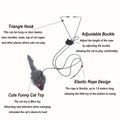 2 PCS Adjustable Hanging Cat Toy Interactive Mouse Toys Hanging Door Retractable Plaything Funny Kitten Scratch Rope Mouse Toy