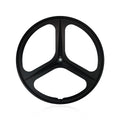 700C 3-Spoke One-Piece Wheelset Magnesium Alloy Road Bike Wheels for Fixed Gear Bicycle Front Rear Rim Bearing Hub Bicycle Parts