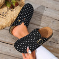 New Fashion Clogs Slippers for Women Classic Suede Mules Cork Footbed Leather Potato Shoes with Arch Support Beach Slides Women