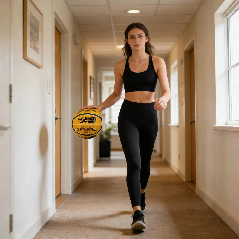 No Noise Basketball Higher Bounce Ball Airless For Indoor | SAMAG