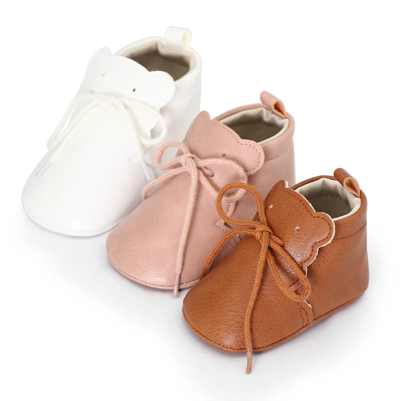 Baby PU Shoes Ankle - covered Little Boots Soft and Warm - View 2 | SAMAG