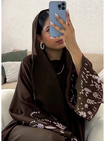Turkey Emboridery Abaya for Women Dress Morocco Dubai | SAMAG