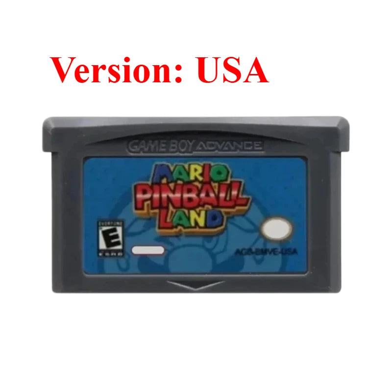 19 Styles GBA Game Cartridge Cards EUR & USA Version For Game Boy Advance GBA SP DS Lite Vintage Game Collection Gift