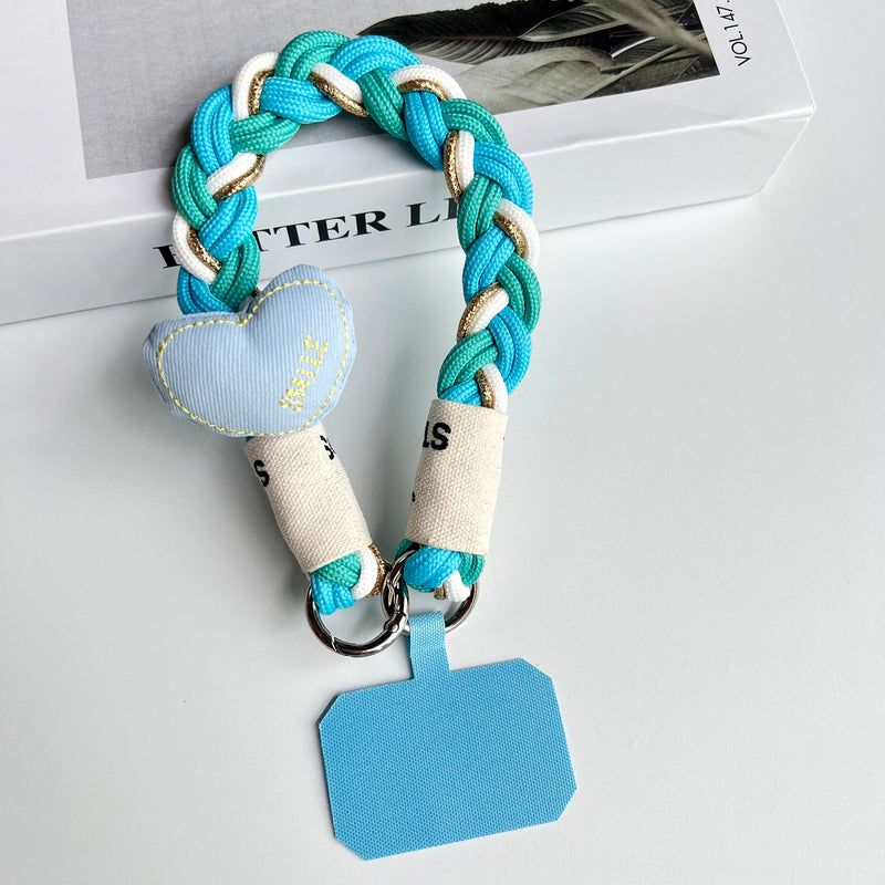 Newly Upgraded Thick And Durable Braided Short Rope Mobile Phone Universal Lanyard Multi-Purpose Hand Pull Anti-Loss Rope