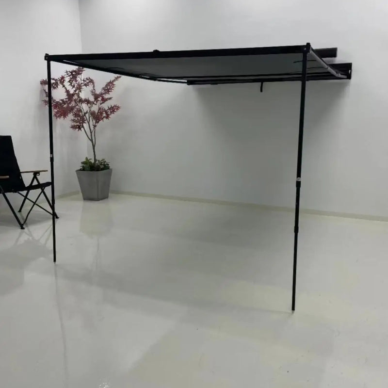 Waterproof Retractable 4x4 Car Awning Tent Outdoor Camper Privacy Screen for SUV Caravan Car Roof Side Tarp