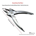 1PCS Silver Precision Pliers with Parallel for Versatile Jewelry Making Suitable for Wire Wrapping and Metalwork
