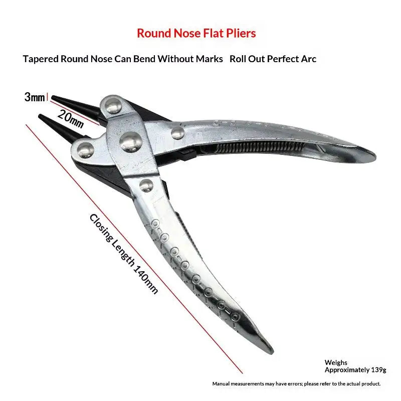 1PCS Silver Precision Pliers with Parallel for Versatile Jewelry Making Suitable for Wire Wrapping and Metalwork