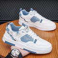Men's Fashion Street Skateboarding Shoes Good Gripping Casual Sports Shoes Lace-Up Breathable Lightweight Walking Shoes