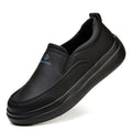 Anti-Skid Kitchen Work Shoes Non-slip Chef Slip-on Shoes Men Women Lightweight Black Restaurant Shoes Waterproof Leather Boots