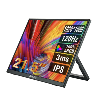 Anmite 21.5 inch Portable Monitor 120Hz RGB100% With VESA | SAMAG