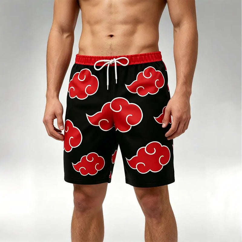 Japanese Anime Style Beach Swim Trunks 3D Print Quick Dry | SAMAG