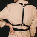 Women Punk Belt Fashion PU Leather Waist Belt Female Street Style Decoration Suspenders for Women Gothic Clothing Accessories