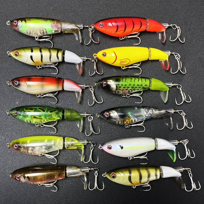 90mm 14g Rotating Tail Fishing Lures Flexible Whopper | SAMAG