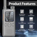 BAOFENG AT 1 Screen Protector Cover Walkie Talkie HD Clear Anti-Scratches Only For ALERVITES PoC Two Way Radio Accessories