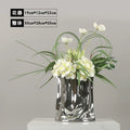 Elegant Artificial Flower Vase Set Home Office Decor Flower Arrangements Model Room Display