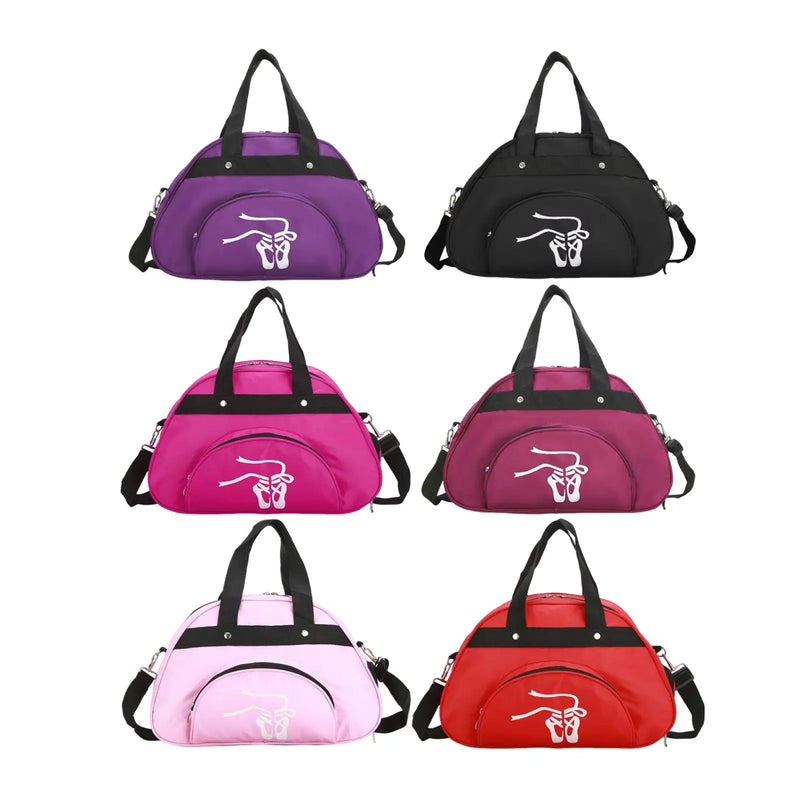 Dance Duffle Bag, Lightweight with Shoe Compartment Girls Garment Shoe Dance for Ballet Dancer