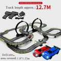 Electric Rail Car 1:43 Double Remote Control Racing Track Toy Automatic Racing Electric Track Children Christmas Gift