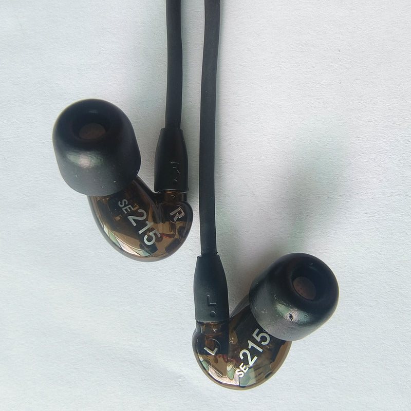 Brand headphone SE215 Earphons Hi-fi Stereo Noise Canceling 3.5MM se215 In ear Earphones Detchabl wire headset with Box VS SE535