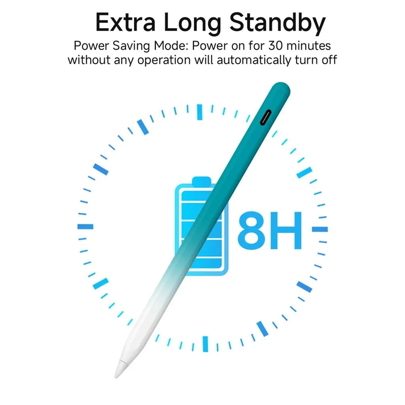 Stylus Pen For Apple Pencil with LED Power Indicators Palm Rejection Touch Pencil for 2025 2022 2021 2020 2019 2018 iPad pencil