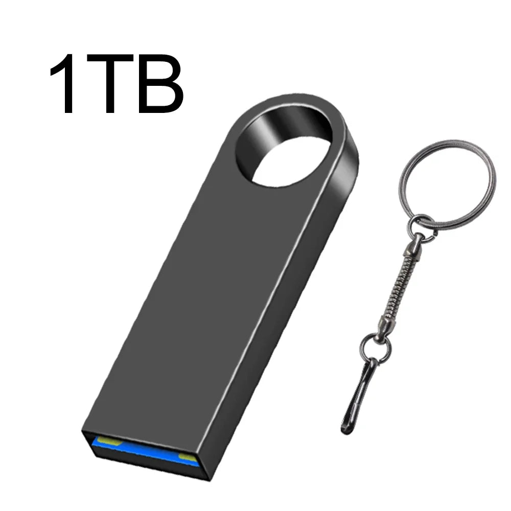 Super USB 3.0 Metal Pen Drive 1TB Cle USB Flash Drives 2TB Pendrive High Speed Portable SSD Memoria USB Stick Free Gift Shipping