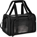 1PC Cat, Dog Carrier for Small Medium Cats Puppies up to 15 Lbs, Collapsible Travel Puppy Carrier