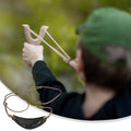 1-4PCS Old-Fashioned Slingshot Leather Throwing Sling Handmade Shepherd Shot Rope Strap For Outdoor Hiking Hunting Accessories