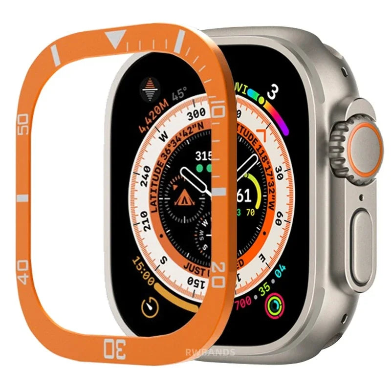 HD/privacy Anti - Scratch Screen Protectorfor Apple Watch Ultra 2 49mm Aluminium Alloy Case+Tempered - Visuel 11 | SAMAG