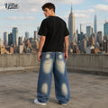 UP.THE Oversized Baggy Jeans for Men, Retro Gradient | SAMAG