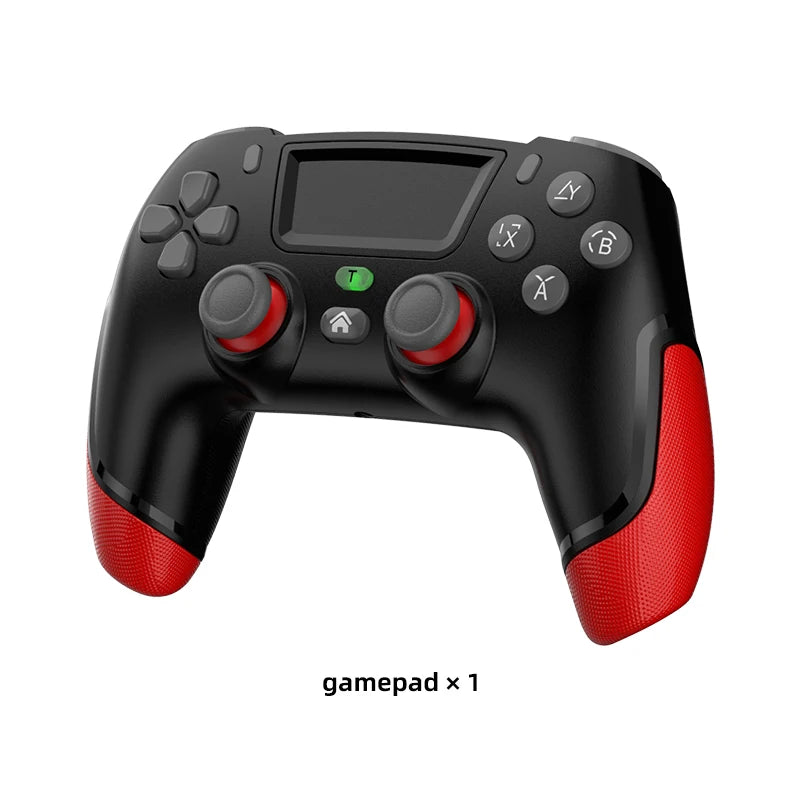 BT Gaming Gamepad with Six Axis Gyroscope For PS4 PS3 Wired Controller For Switch Oled Android Mobile Dual Vibration Joystick